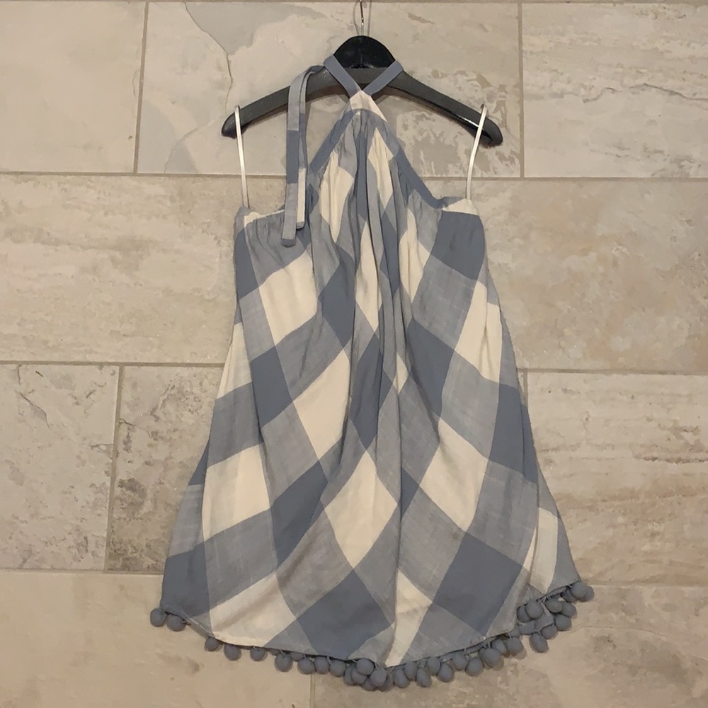 TULAROSA HOLDEN DRESS IN BLUE COTTAGE - Picture 3 of 10